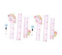 ibasenice 2 Ensembles Autocollant Mural Fille Stickers Courbes De Croissance De Bébé Ruban à Mesurer Pour Enfants Hauteur Règle Mur Décoration Détachable Stickers Muraux Tout-petit Pvc