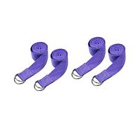ibasenice 2 Ensembles Bande Élastique De Yoga Ceinture Stretch Multifonctionnelle Pour La Flexibilité Forme Physique Pour Exercices Quotidiens Échauffements Foncé 2 Pièces * 2