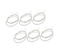 ibasenice 2 Ensembles Cordes Nylon pour Guitare Classique Jeu de Cordes Argentées Plaquées pour Basse Enroulée Tension Moyenne Chaleureux pour Débutants et Pratique