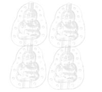 ibasenice 2 Ensembles Moules Transparents pour Fruits Jardinage Moules De Formation Melon Durable Adaptés Et Agriculteurs 4 Pièces * 2