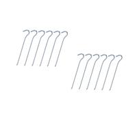 ibasenice 2 Ensembles Piquets De Camping Aluminium Forme De Point pour Tente Fixation Robuste Et Pratique pour Sol Et Dur Accessoires De Tente Et Auvent Outdoor 6 Pièces * 2