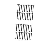 ibasenice 2 Ensembles Piquets De Support Irrigation PE De Lot pour Tuyaux De À pour Plates Bandes Cultures Légumières Noir 20 Pièces * 2