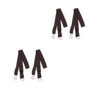 ibasenice 2 Ensembles Sangles De Suspension pour Hamac De Nylon avec Anneaux Et Crochets S Fixation Sécurisée pour Balançoires Et Activités De Plein Pièces * 2