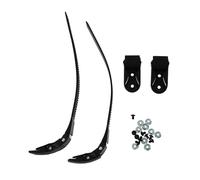 ibasenice 2 Ensembles Sangles Réglables pour Chaussures de Patinage à roulettes de Remplacement Durables pour Rollers Accessoires de Fixation avec Boucle et Vis Noir