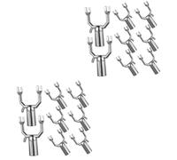 ibasenice 2 Ensembles Support De Branche Arbre Lot de Supports Réglables Aluminium pour Fruits Et Plantes Outils De Jardinage pour Redresser Branches Résistants Aux Intempéries 12 Pièces * 2