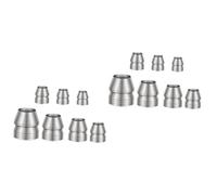 ibasenice 2 Ensembles Wedges Métalliques pour Remplacement De Poignées Outils De Renforcement pour Menuisiers Et Bâtisseurs 7 Pièces * 2