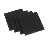 ibasenice 2 paires Kit de Réparation Talon Chaussures Caoutchouc Antidérapant Protège-talons et Silencieux pour Femmes et Hommes Coussinets pour Talons Moyens Remplace Facilement