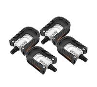 ibasenice 2 Paires Pédales de Pliables Alliage Aluminium Résistantes à Usure Plateforme Large Antidérapante pour VTT Route et Urbain