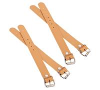 ibasenice 2 Paires Sangles en Cuir Ajustables pour Panier de Vélo D'garçon et Filles, Design Sécurisé pour Garçon et Filles, pour Déplacements Quotidiens et Balades en Quartier