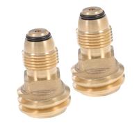ibasenice 2 pièces Adaptateur de Gaz Propane Rapide Adaptateur Réservoir pour Camping Installation Facile sans Outil Sécurité Renforcée Finition Lisse