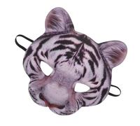 ibasenice 2 pièces Animal Demi-visage Tigre Léger et pour Fête Déguisement Carnaval Halloween Confortable et pour Cosplay et Bal Masqué