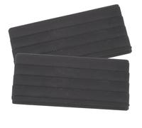 ibasenice 2 pièces Anti-dérapant pour Batterie Protection Robuste Du Cerceau de Grosse Caisse Amortisseur Sonore et Accessoire de Pédale pour Batteurs Débutants et Professionnels