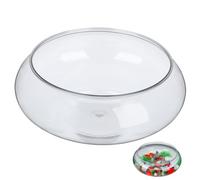 ibasenice 2 Pièces Aquarium Transparent pour Desktop Bol à Poisson pour Goldfish et Décoration de Bureau Capacité