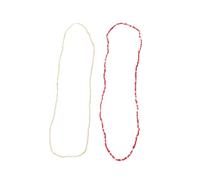 ibasenice 2 pièces Bikini Chain Double-string Waist Beads Set Beach Body Jewelry For Women Smooth Touch Waist Chain For Summer Outfits