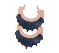 ibasenice 2 Pièces Bonnets De Bain Silicone Pour Garçon Fille Bonnets De Protection De Lavage Des Cheveux Pour Garçon Fille Et Tout-petits