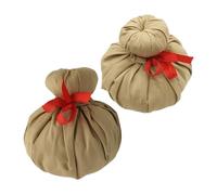 ibasenice 2 pièces Boule de Massage Chinoise Chauffante Balles Compressives à Base de Plantes Thaï pour Spa Soulagement Musculaire et Acupression Utilisation Rapide et Pratique
