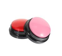 ibasenice 2 pièces Boutons Enregistrables pour Chien Boutons Sonores Interactifs pour Animaux Volume pour Dressage et Communication