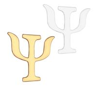 ibasenice 2 pièces Broche Psi Psychologie Émail Vintage Alliage Épingle Personnalisée pour Vêtements et Sacs Accessoire Unique pour Psychologues Cadeau Élégant Femme