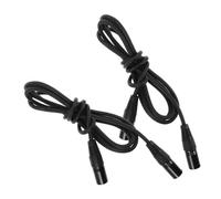 ibasenice 2 Pièces Câbles Xlr Male To Male Cordon Microphone Audio Balanced pour Micros Stations Sonores