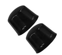 ibasenice 2 Pièces Capuchon de Protection Quad en Caoutchouc Noir pour Moyeu