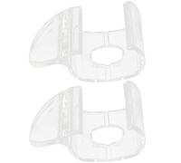 ibasenice 2 Pièces Clips de Fixation pour Stores à Rouleau en Plastique Transparents, Accessoires Portables pour Projet de Remplacement et Usage Quotidien
