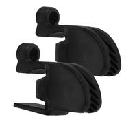 ibasenice 2 pièces Clips Pare Chocs Bateaux Réglables Nylon Crochets Polyvalents pour Défenses de Accessoires Résistants pour Ponton Lot de Noir