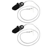ibasenice 2 Pièces Clips pour Appareils Auditifs en Nylon et Silicone, Faciles à Fixer Retirer, Réduisent Secousses, pour Seniors Actifs en Voyage