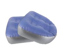 ibasenice 2 Pièces Coussin Siège Gonflable pour Spa et Sauna avec Ventouses Rehausseur Bain Épais Portable Confort Ajustable Antidérapant pour Siège de Bain