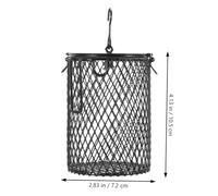 ibasenice 2 pièces Couverture Filet pour Lampe Chauffante Reptile Protection Brûlure Résistante Haute Température pour Cage Tortue Oiseau et Lézard Lot de Petits Écrans Sécurisés
