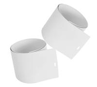 ibasenice 2 Pièces de Lamelles Vénitiennes Remplacement Facile sans Outils Blanches en PVC pour Stores Verticaux Adaptées aux Fenêtres et Portes