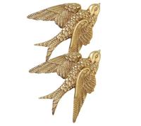 ibasenice 2 pièces Décoration Murale Hirondelle Créative Ornement Muraux Élégants pour Salon Chambre Couloir Jardin