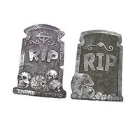ibasenice 2 pièces Décorations de Tombe Halloween de Accessoires Effrayants pour Créer Une Terrifiante Votre Maison Jardin ou Fête