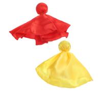ibasenice 2 Pièces Drapeaux de Pénalité pour Arbitre de Football Rouge et Orange Accessoires et Résistants pour Match Kit pour Arbitre Sportif