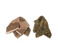 ibasenice 2 Pièces Écharpe de Chasse Filet de Camouflage en Coton, Cache-cou en Maille Camouflage, Respirant, Pliable, pour Voyageurs et Amateurs de Plein Air, Wargames et Activités