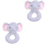 ibasenice 2 Pièces Faire Sonner La Cloche Jouet Pour Animaux Pompons De Porcistas Hochet à Main Pour Bébé Jouets Hochet à Main Jouet Sonore Peluche Clochette De Bébé Vocaliser
