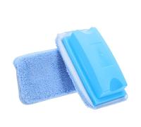 ibasenice 2 Pièces Gomme à Craie Laine, Effaceur pour Tableau Blanc, Lavable et Démontable, Plastique et Tissu Non Pelucheux, pour Tableaux Noirs et Tableaux à Craie, Bureaux et Salles