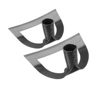 ibasenice 2 Pièces Houe Creuse Agricole Acier Inoxydable Lame Tranchante Désherbage Précis Ameublissement Sol Outil Jardinage et Agriculture