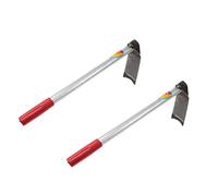 ibasenice 2 Pièces Houe de Jardinage Inoxydable Outil de Désherbage Plantation pour Jardin Domestique et Portable pour Extérieurs