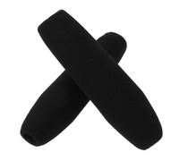 ibasenice 2 pièces Housse Microphone Mousse Haute Densité Anti-vent pour Micro Caméra Protection Vent et Poussière Bruit pour Interviews et Enregistrements Extérieurs