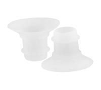 ibasenice 2 Pièces Inserts de Bride Silicone pour Lait Adaptateurs à Accessoires pour Allaitantes Conception Ergonomique Douce pour Peau