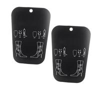 ibasenice 2 pièces Inserts pour Longues PVC Support Flexible pour Maintien et Mise Forme Réutilisable Accessoire Pratique Femme