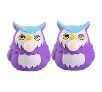 ibasenice 2 pièces Jouets Anti-Stress Garçon Fille Petites Figurines Souples Forme de Hibou Jouets de Compression Portables pour Soulagement Colère Accessoires Ludiques pour Bureau École et