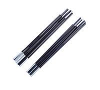 ibasenice 2 pièces Kit de Barres de Tente Fibre de Sections Poteaux Robustes Noirs pour Tentes Double Remplacement Arceaux Camping