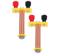 ibasenice 2 Pièces Kit D'expérimentation Électromagnétique Solénoïde en Cuivre et Plastique, Bobine de T Fiable pour Expériences de Physique en Milieu Éducatif