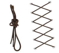 ibasenice 2 pièces Lacets Plats Noirs pour Baskets et Chaussures Sport Unisexes Lacets Longs Ajustables Résistants Remplacement pour Hommes et Femmes