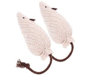 ibasenice 2 Pièces l'herbe à Chat en Peluche pour Chatons, Interactif | Résistant à Morsure et Traction, Garde le Chat Actif, Doux au Toucher, pour Jouer et Tuer
