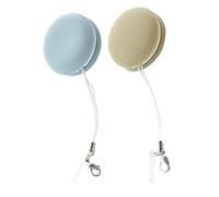 ibasenice 2 pièces Lingettes Écran Microfibre Double Face Forme Macaron Nettoyant Lunettes et Écrans Téléphone Portable Portable et Traces et Saletés