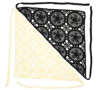 ibasenice 2 pièces Lot de Bandanas Cheveux Crochet Floral pour Femmes et Filles Foulard Tricoté Doux Bandeau Tour de Cou Élégant Accessoires Mode Confortables et Respirants