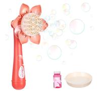 ibasenice 2 Pièces Machine à Bulles Tournesol Électrique pour Garçon Fille Soufflant Portable Coloré pour Jeux Extérieurs et Développement Moteur