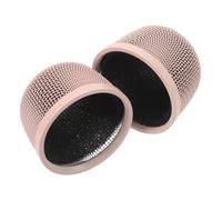 ibasenice 2 Pièces Metal Microphone Replacement Mesh Cover Metal Mic Ball Head Compatible With Studio And Stage Use Wind Noise Reduction And Easy To Clean